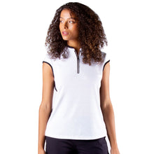 Load image into Gallery viewer, NVO Brianna Womens Sleeveless Golf Polo - WHITE 100/L
 - 4