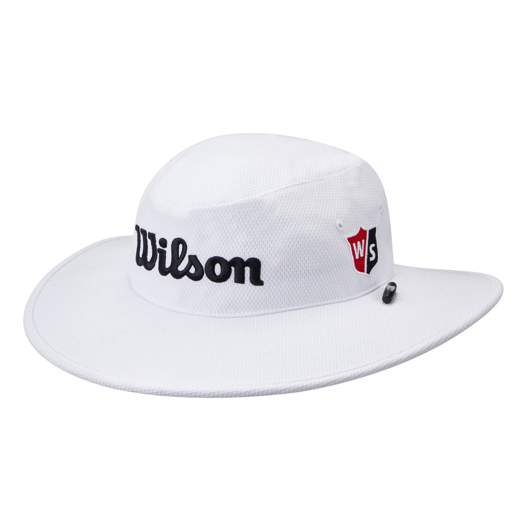 Wilson Sun Mens Bucket Hat - White/Black