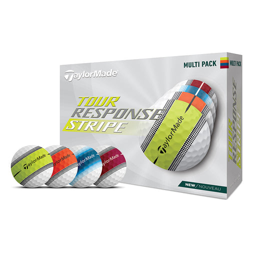 TaylorMade Tour Response Stripe Golf Balls - Dz 24 - Multi