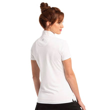 Load image into Gallery viewer, EP NY Convertible Zip Mock Wmns SS Golf Polo
 - 8