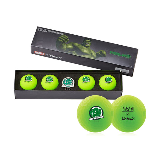Volvik Marvel Gift Set Golf Balls and Marker - Hulk