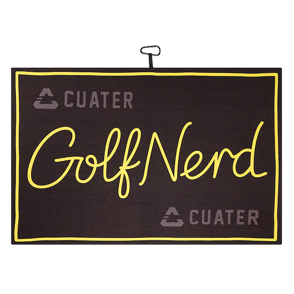 Cuater by TravisMathew Hold the Mustard Golf Towel - Black 0blk