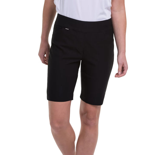 EP New York Bi Stretch Pull On Womens Golf Shorts - BLACK 001/XL