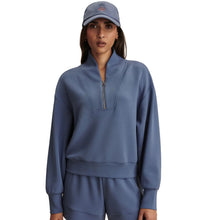 Load image into Gallery viewer, Varley Davidson Womens Half Zip Sweatshirt - Bijou Blue/L
 - 5