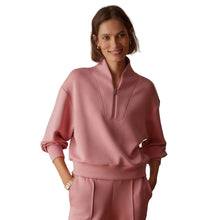 Load image into Gallery viewer, Varley Davidson Womens Half Zip Sweatshirt - Brandy Rose/L
 - 12
