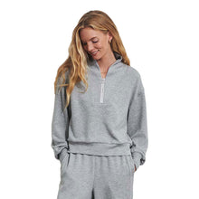 Load image into Gallery viewer, Varley Davidson Womens Half Zip Sweatshirt - Light Grey Marl/L
 - 20