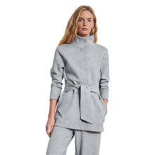 Load image into Gallery viewer, Varley Anset Womens Wrap Jacket - Light Grey Marl/M
 - 2