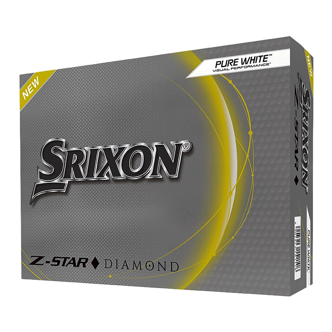 Srixon Z-Star Diamond 2 Golf Balls - Dozen - Pure White