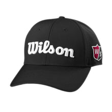 Load image into Gallery viewer, Wilson Performance Mesh Mens Golf Hat - Black/One Size
 - 1