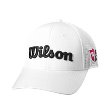 Load image into Gallery viewer, Wilson Performance Mesh Mens Golf Hat - White/One Size
 - 5