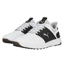 Load image into Gallery viewer, Puma Ignite Elevate Spikeless Mens Golf Shoes 1 - Wht/Blk/Silver/2E WIDE/11.0
 - 2