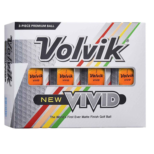 Volvik Vivid Golf Balls 12-Pack - Orange