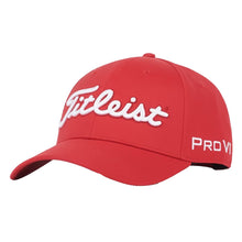 Load image into Gallery viewer, Titleist Tour Performance Mens Golf Hat 2024 - Red/White/One Size
 - 15