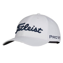 Load image into Gallery viewer, Titleist Tour Performance Mens Golf Hat 2024 - White/Navy/One Size
 - 28