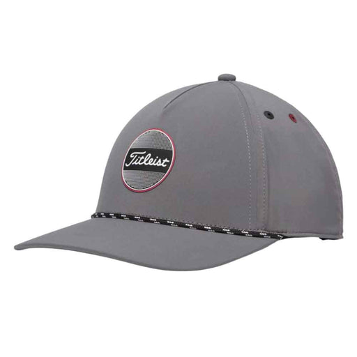 Titleist Boardwalk Rope Mens Golf Hat - Charcoal/Crimsn/One Size