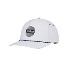 Load image into Gallery viewer, Titleist Boardwalk Rope Mens Golf Hat - White/Black/One Size
 - 9