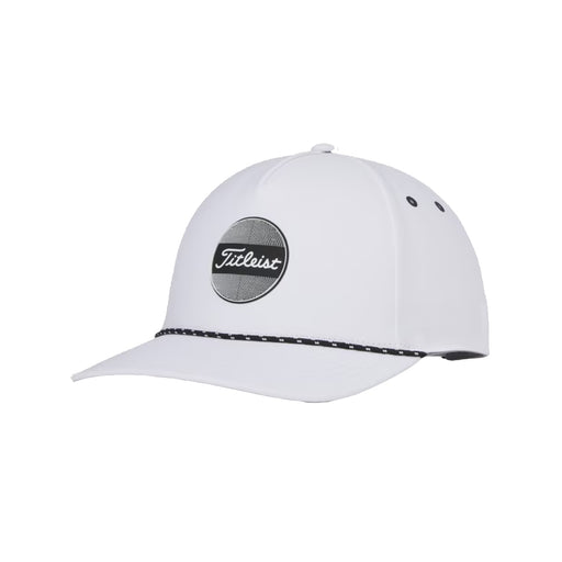 Titleist Boardwalk Rope Mens Golf Hat - White/Black/One Size