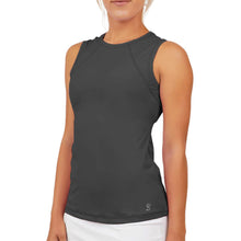 Load image into Gallery viewer, Sofibella UV Colors Womens Sleeveless Tennis Sh - Gray/2X
 - 4