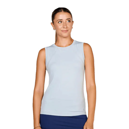 Sofibella UV Colors Womens Sleeveless Tennis Sh - Stone/2X