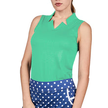 Load image into Gallery viewer, Sofibella Golf Colors Sleeveless Womens Golf Shrt - Sprout/2X
 - 8