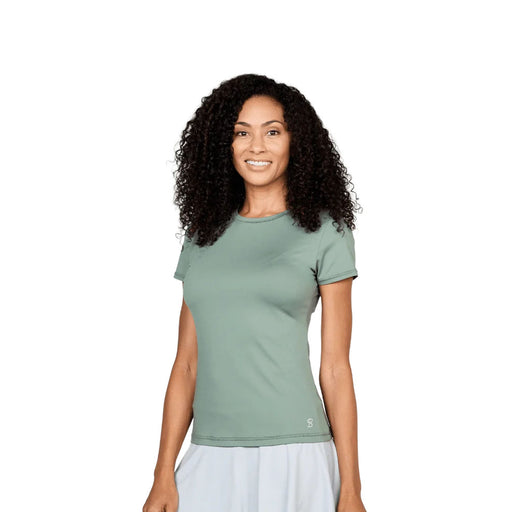 Sofibella UV Colors SS Wmns Tennis Shirt - Army/2X