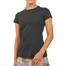 Load image into Gallery viewer, Sofibella UV Colors SS Wmns Tennis Shirt - Gray/S
 - 1