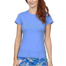 Load image into Gallery viewer, Sofibella UV Colors SS Wmns Tennis Shirt - Periwinkle/2X
 - 8