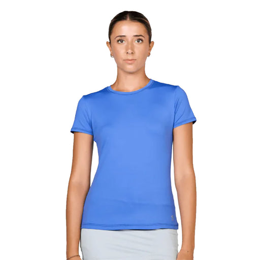 Sofibella UV Colors SS Wmns Tennis Shirt - Valley Blue/2X