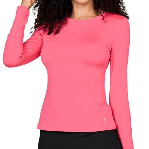 Sofibella UV Colors Womens LS Tennis Shirt