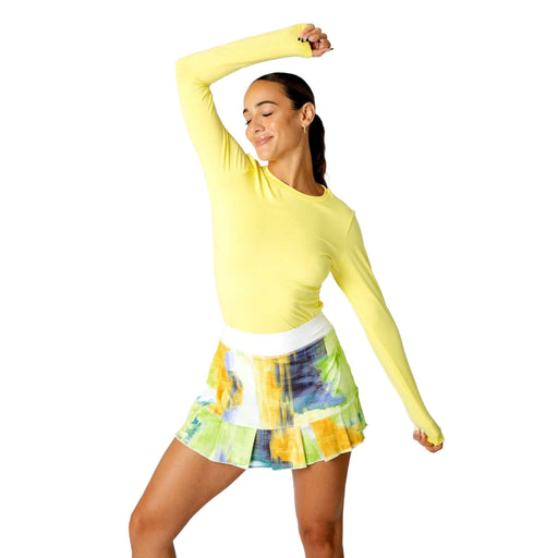 Sofibella UV Colors Womens LS Tennis Shirt