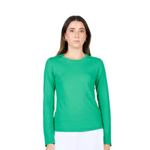 Load image into Gallery viewer, Sofibella UV Colors Womens LS Tennis Shirt - Zen/2X
 - 41