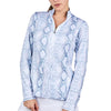 Sofibella Long Sleeve UV Feather Womens Golf 1/4 Zip