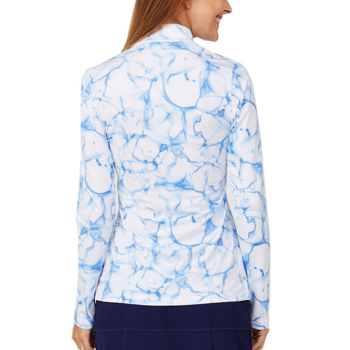 Sofibella Long Sleeve UV Feather Wmns Golf 1/4 Zip