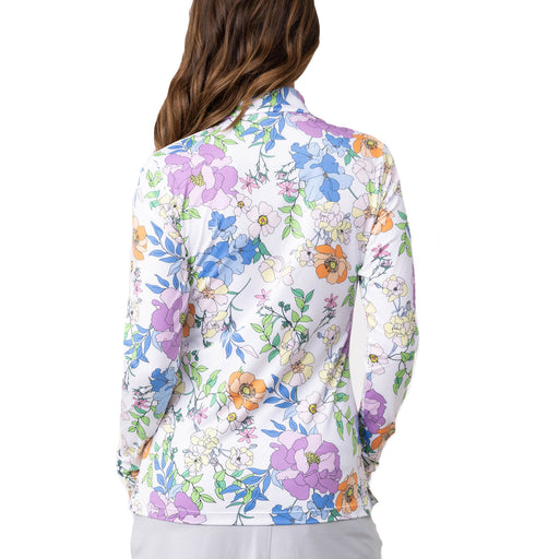 Sofibella Long Sleeve UV Feather Wmns Golf 1/4 Zip