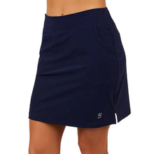 Load image into Gallery viewer, Sofibella 18 in UV Staples Womens Golf Skort - Navy/2X
 - 6