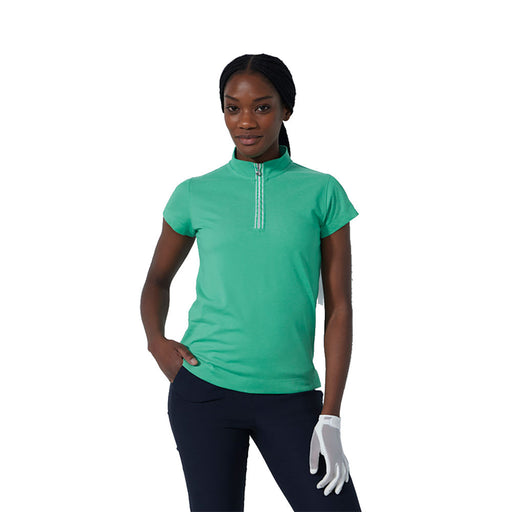 Daily Sports Kim Womens Cap Sleeve Polo - Green/L