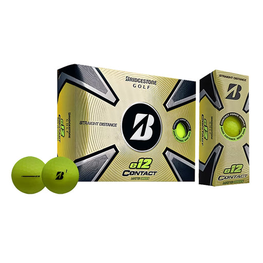 Bridgestone e12 Contact Golf Balls - Dozen - Matte Green