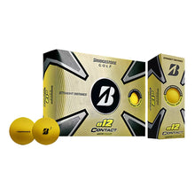 Load image into Gallery viewer, Bridgestone e12 Contact Golf Balls - Dozen - Matte Yellow
 - 3