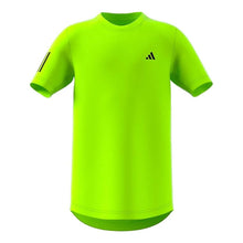 Load image into Gallery viewer, Adidas Club 3-Stripes Boys Tennis Shirt - Lucid Lemon/XL
 - 2