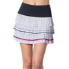 Lucky in Love On the Line Black 15.5in Womens Golf Skort