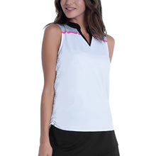 Load image into Gallery viewer, Lucky in Love Above it All Womens Golf Tank Top - WHITE 110/XL
 - 1