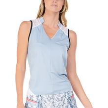 Load image into Gallery viewer, Lucky in Love Feelin&#39; Hot Tie Cloud Wmns Golf Tank - CLOUD 418/XL
 - 1