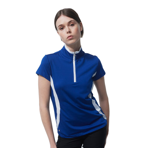 Daily Sports Vichy Womens Cap Sleeve Polo - SPECTRUM BL 570/XL