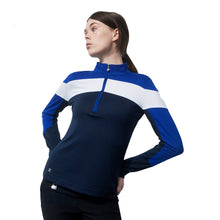 Load image into Gallery viewer, Daily Sports Calais Blue LS Womens Golf Pullover - SPECTRUM BL 570/XL
 - 1