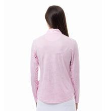 Load image into Gallery viewer, SanSoleil Solshine Foil Prnt Mock Wmn LS Sun Shirt
 - 21