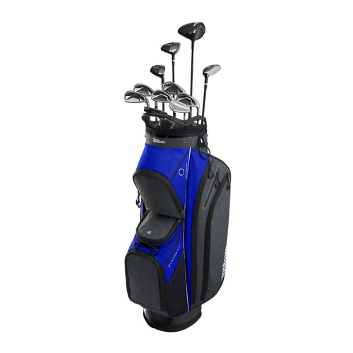 Wilson Player Fit Mens Right Hand Graphite Complete Cart Golf Set