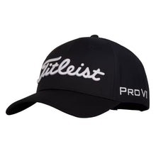 Load image into Gallery viewer, Titleist Tour Performance Womens Golf Hat 24 - Black/White/One Size
 - 1