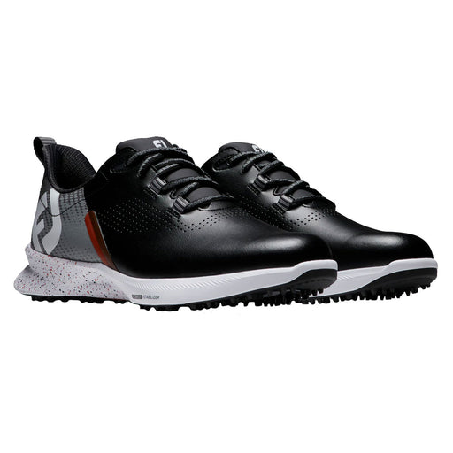 FootJoy Fuel Mens Golf Shoes - Black/Red/2E WIDE/12.0
