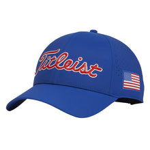 Load image into Gallery viewer, Titleist Players Tech Mens Golf Hat - Royal/Red/White/One Size
 - 9