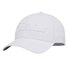 Load image into Gallery viewer, Titleist Players Tech Mens Golf Hat - Wht/Wht Tonal/One Size
 - 17